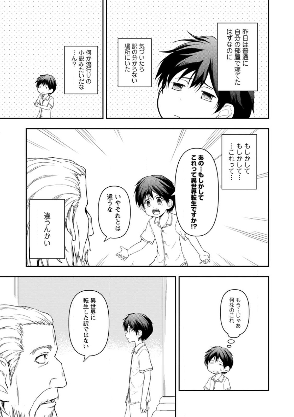 神に転生した少年がもふもふと異世界を旅します 第1話 - Page 11