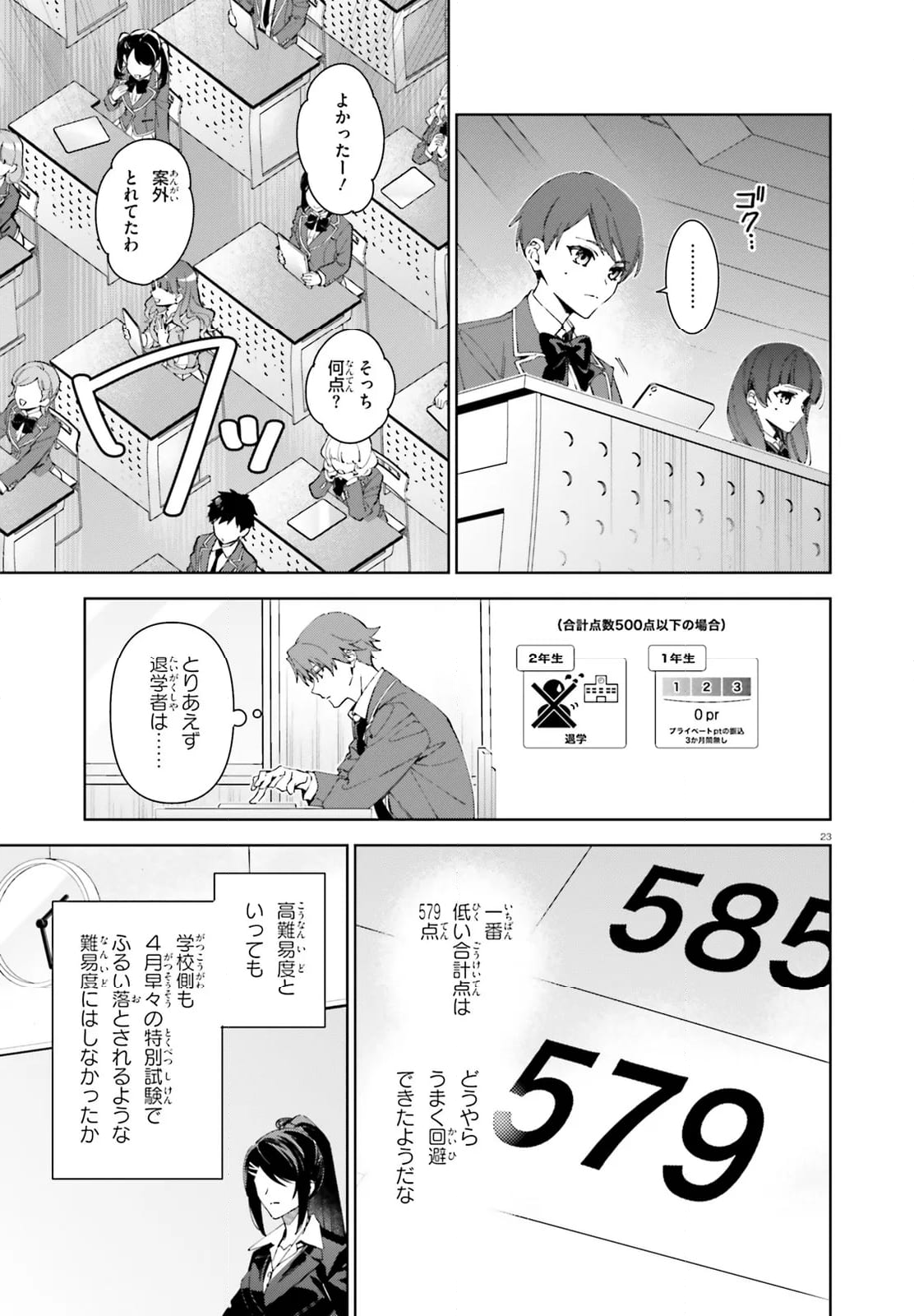 ようこそ実力至上主義の教室へ 2年生編 - 第18.2話 - Page 9