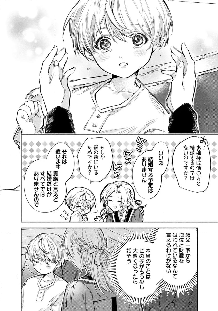 泥船貴族のご令嬢～幼い弟を息子と偽装し、隣国でしぶとく生き残る！～ 第4.2話 - Trang 14