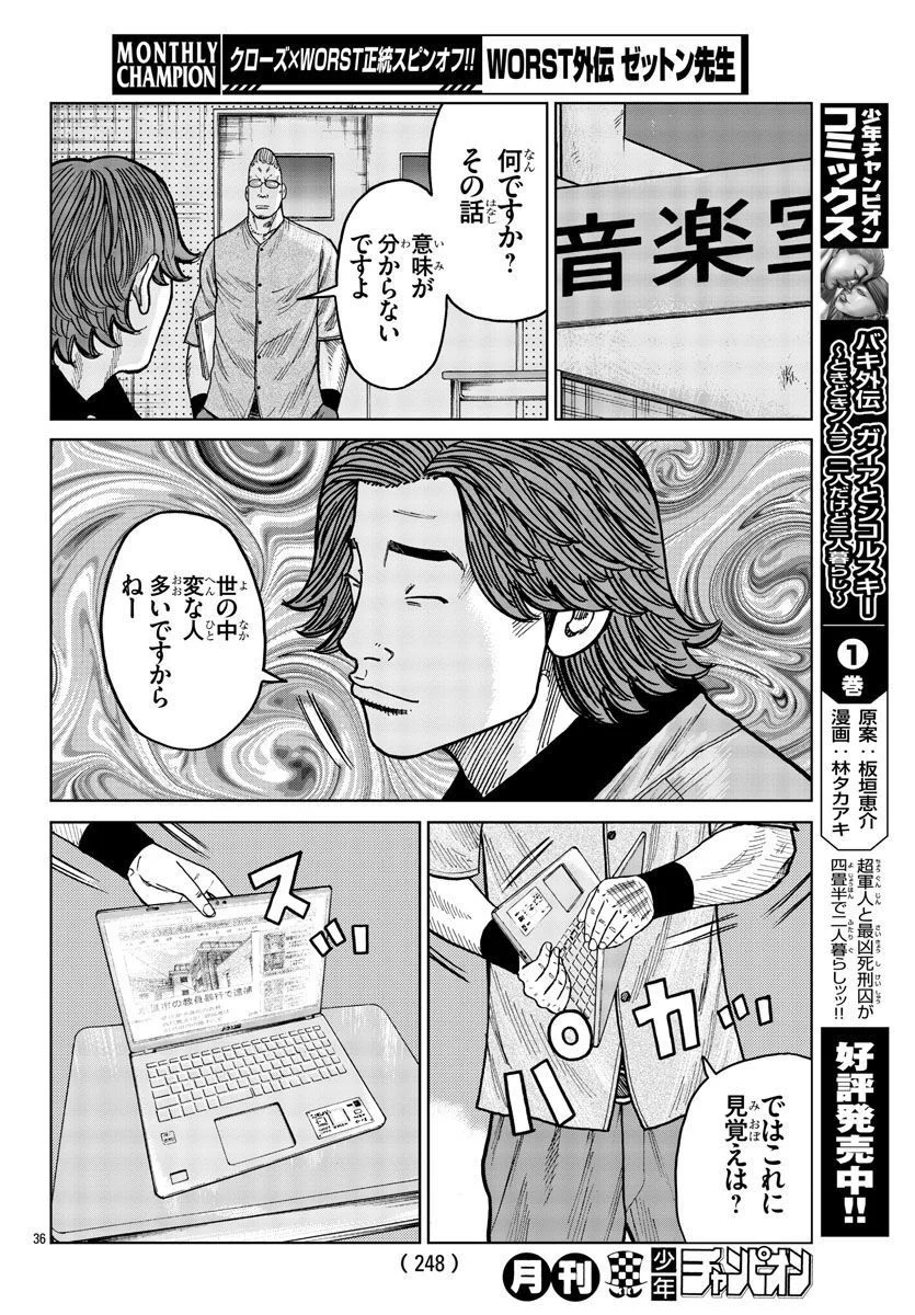 WORST外伝　ゼットン先生 - 第35話 - Page 36