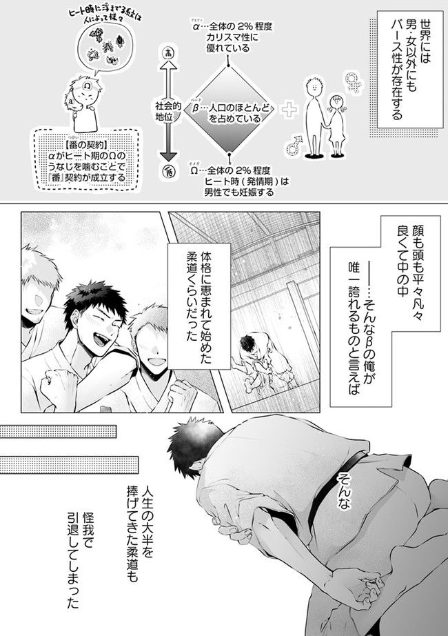 脳筋βは臆病Ωのお世話役 第1.1話 - Trang 5