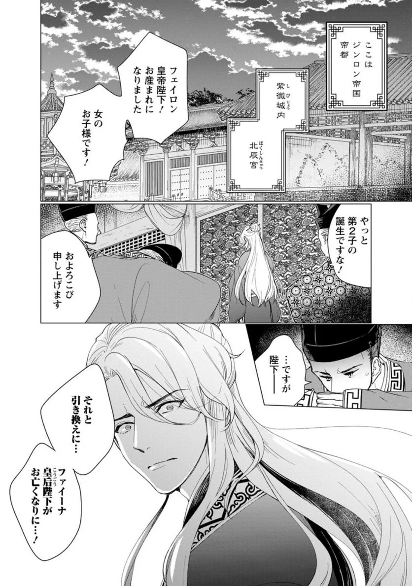 ななしの皇女と冷酷皇帝 ～虐げられた幼女、今世では龍ともふもふに溺愛されています～ 第1.1話 - Trang 1