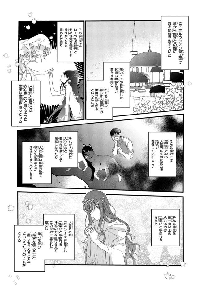 聖女をクビになったら、なぜか幼女化して魔王のペットになりました。 第1.2話 - Trang 6