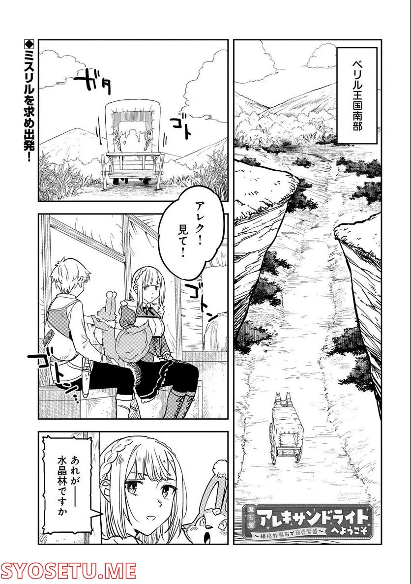 魔石屋アレキサンドライトへようこそ ～規格外魔石で商売繁盛～ 第5話 - Trang 1