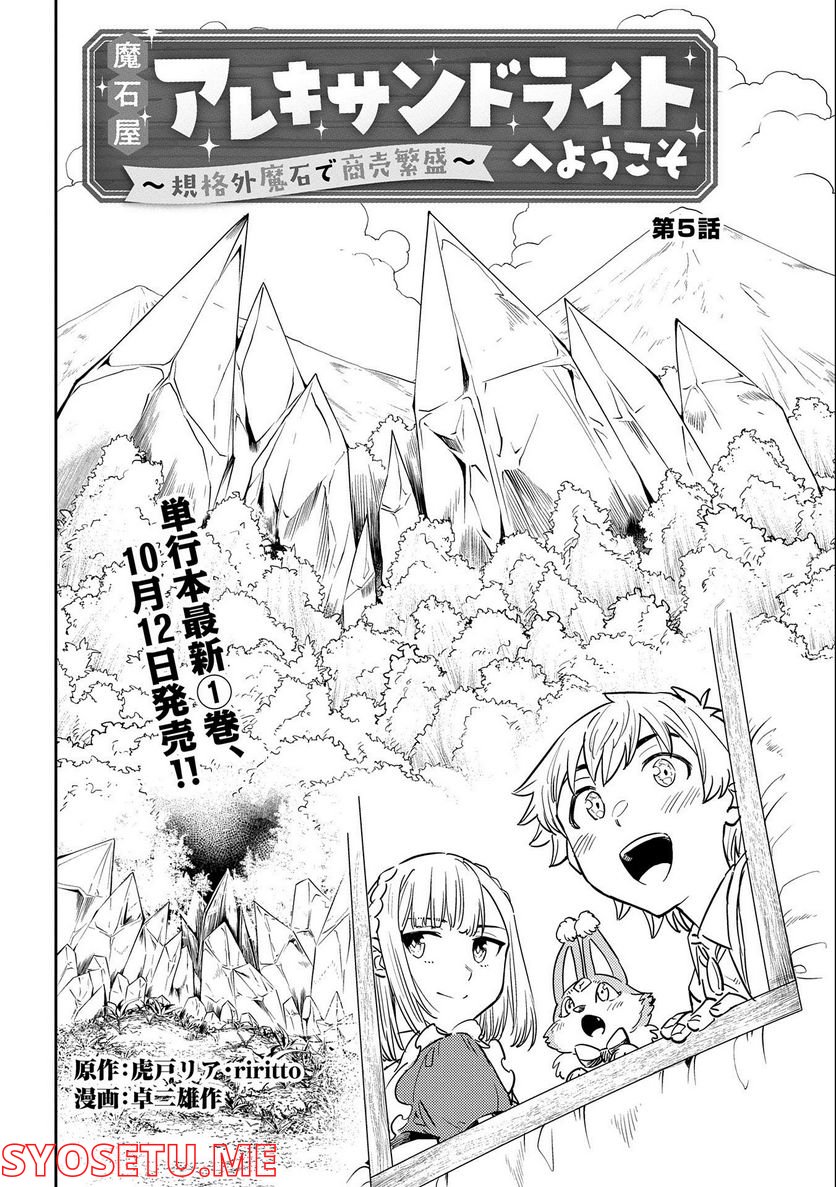 魔石屋アレキサンドライトへようこそ ～規格外魔石で商売繁盛～ 第5話 - Trang 2