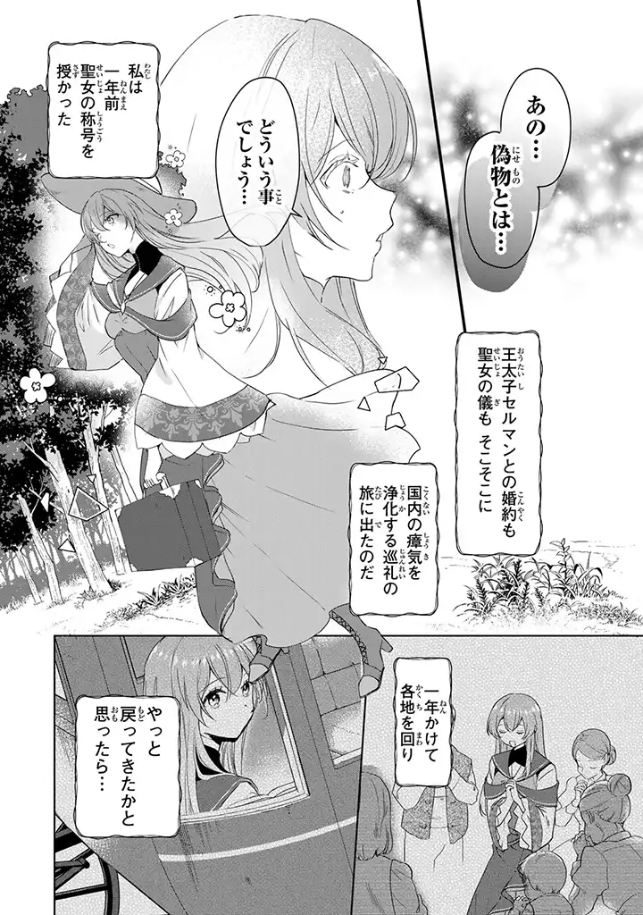 偽聖女だと生贄にされたら、魔王様に求婚されました～契約花嫁は精霊たちとスローライフを謳歌する～ 第1.1話 - Trang 4