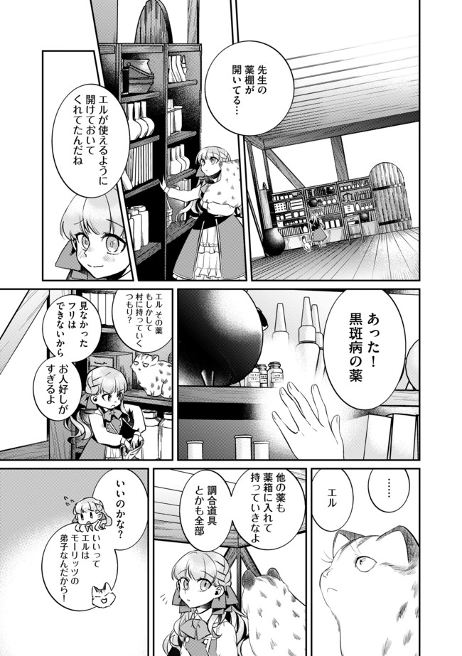 少女と猫とお人好しダークエルフの魔石工房 - 第2話 - Page 13