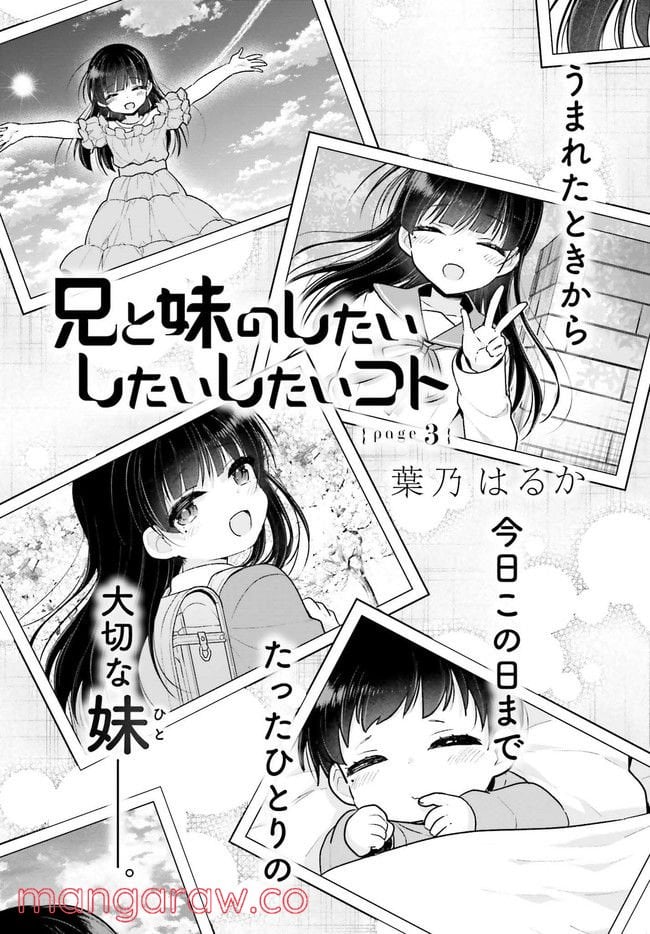 兄と妹のしたいしたいしたいコト 第3.1話 - Trang 1