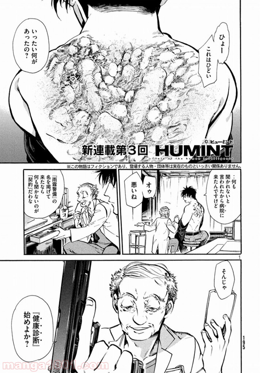 HUMINT – ヒューミント - 第3話 - Page 1