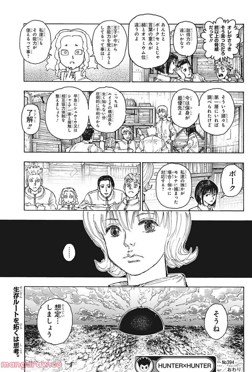 HUNTER X HUNTER - 第394話 - Page 19