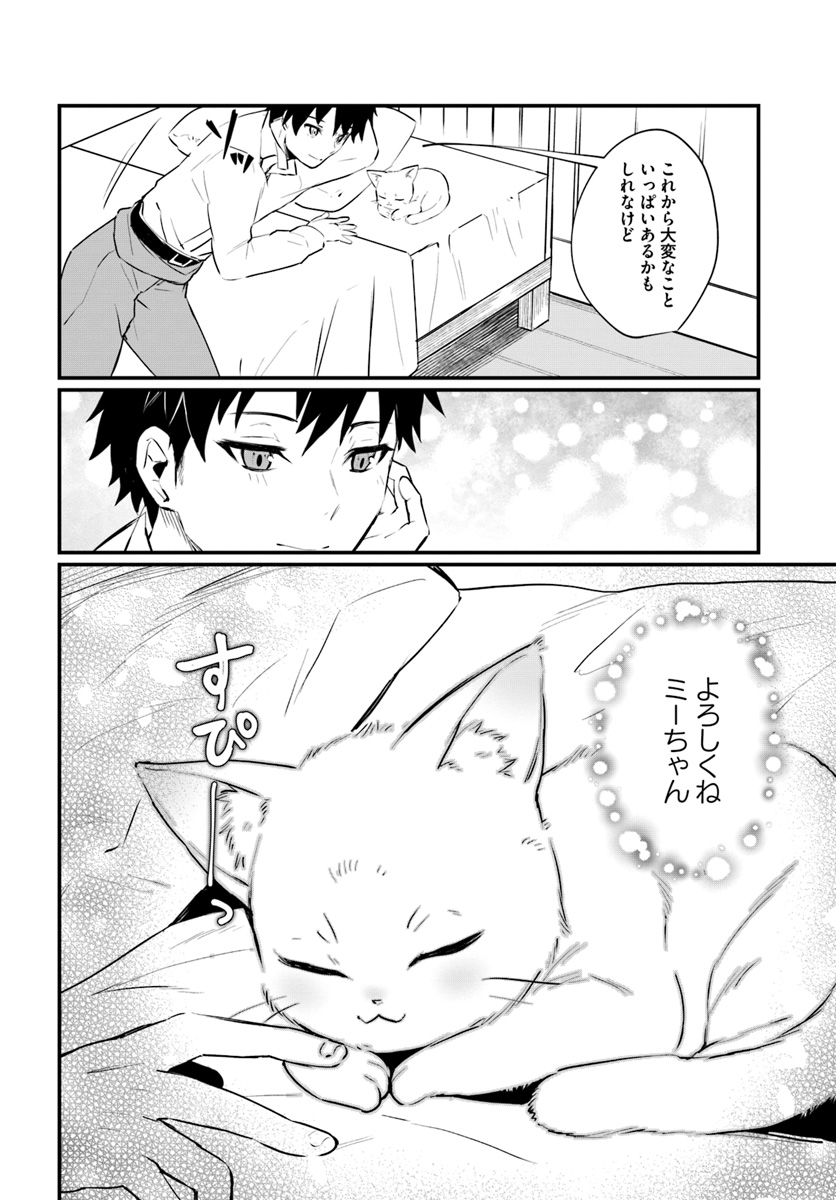 神猫ミーちゃんと猫用品召喚師の異世界奮闘記 - 第1話 - Page 22