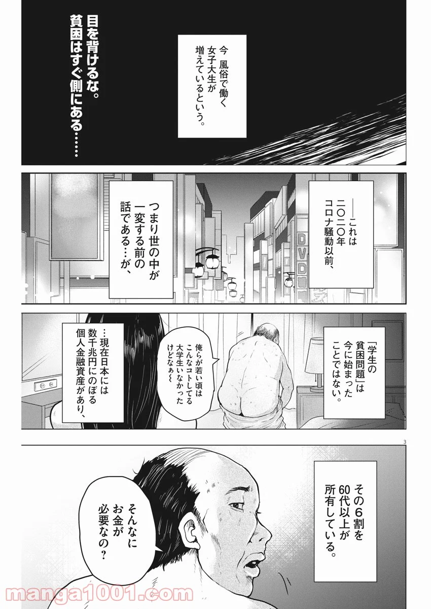 東京貧困女子。 - 第1話 - Page 3