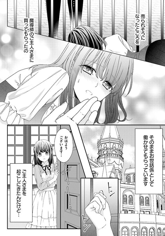 異世界で絶倫魔導師に買われたらメチャクチャ溺愛されています。 - 第1話 - Page 2