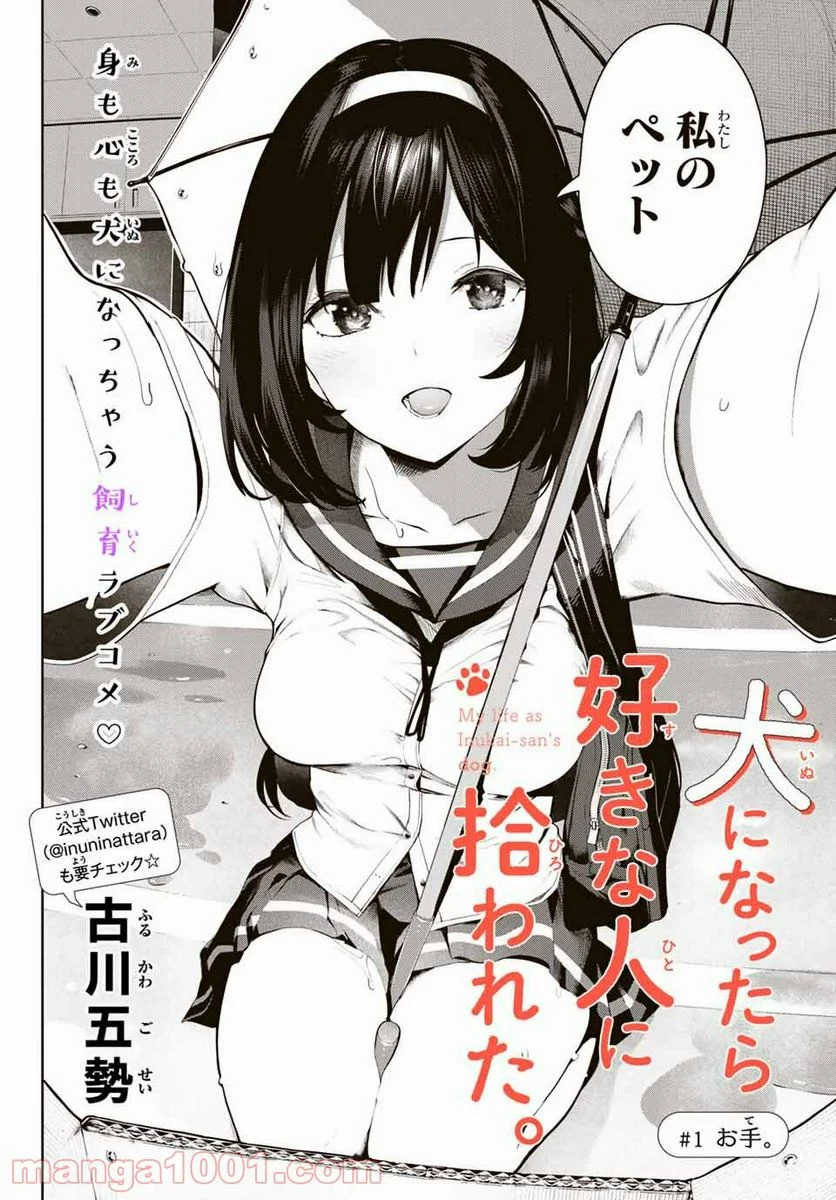 犬になったら好きな人に拾われた。 第1話 - Trang 2