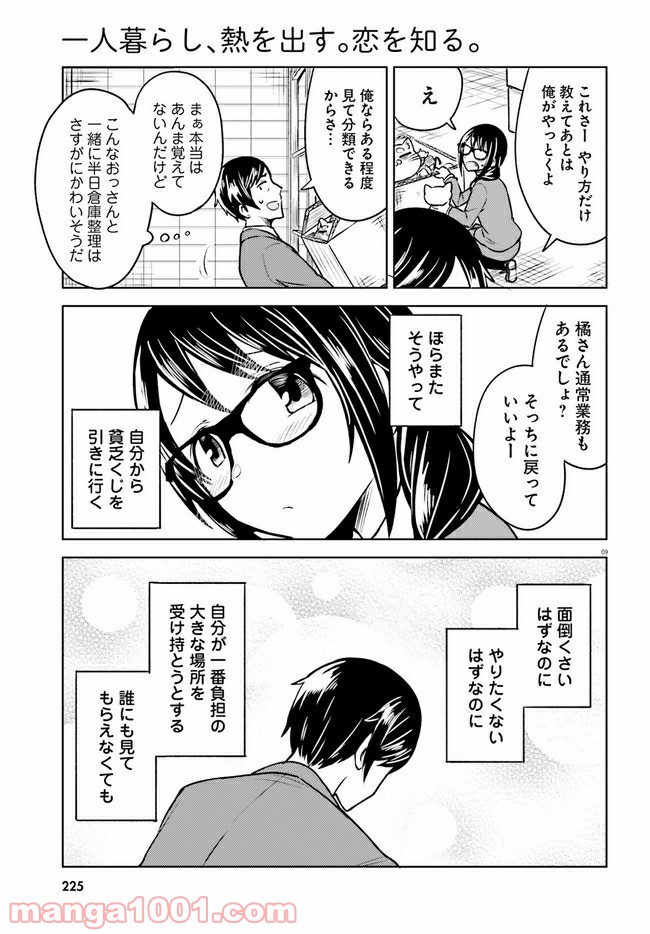 一人暮らし、熱を出す。恋を知る。 - 第4話 - Page 9