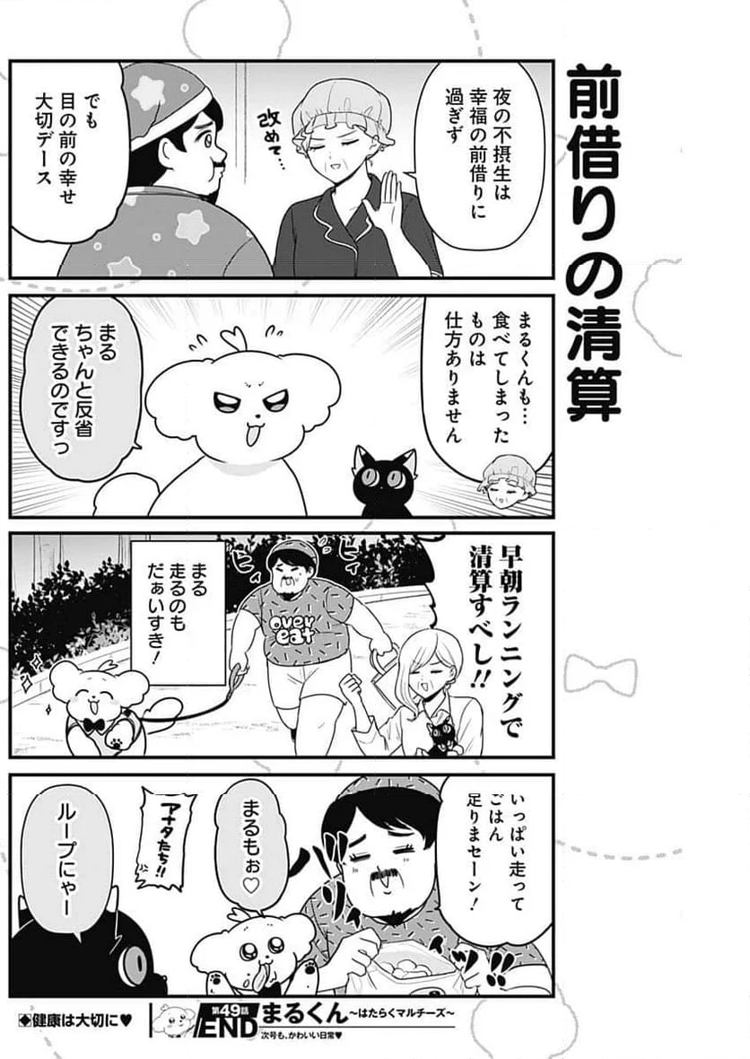 まるくん～はたらくマルチーズ～ - 第49話 - Page 15