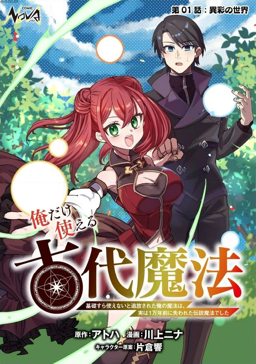 俺だけ使える古代魔法 ～基礎すら使えないと追放された俺の魔法は、実は1万年前に失われた伝説魔法でした～ - 第1話 - Page 1